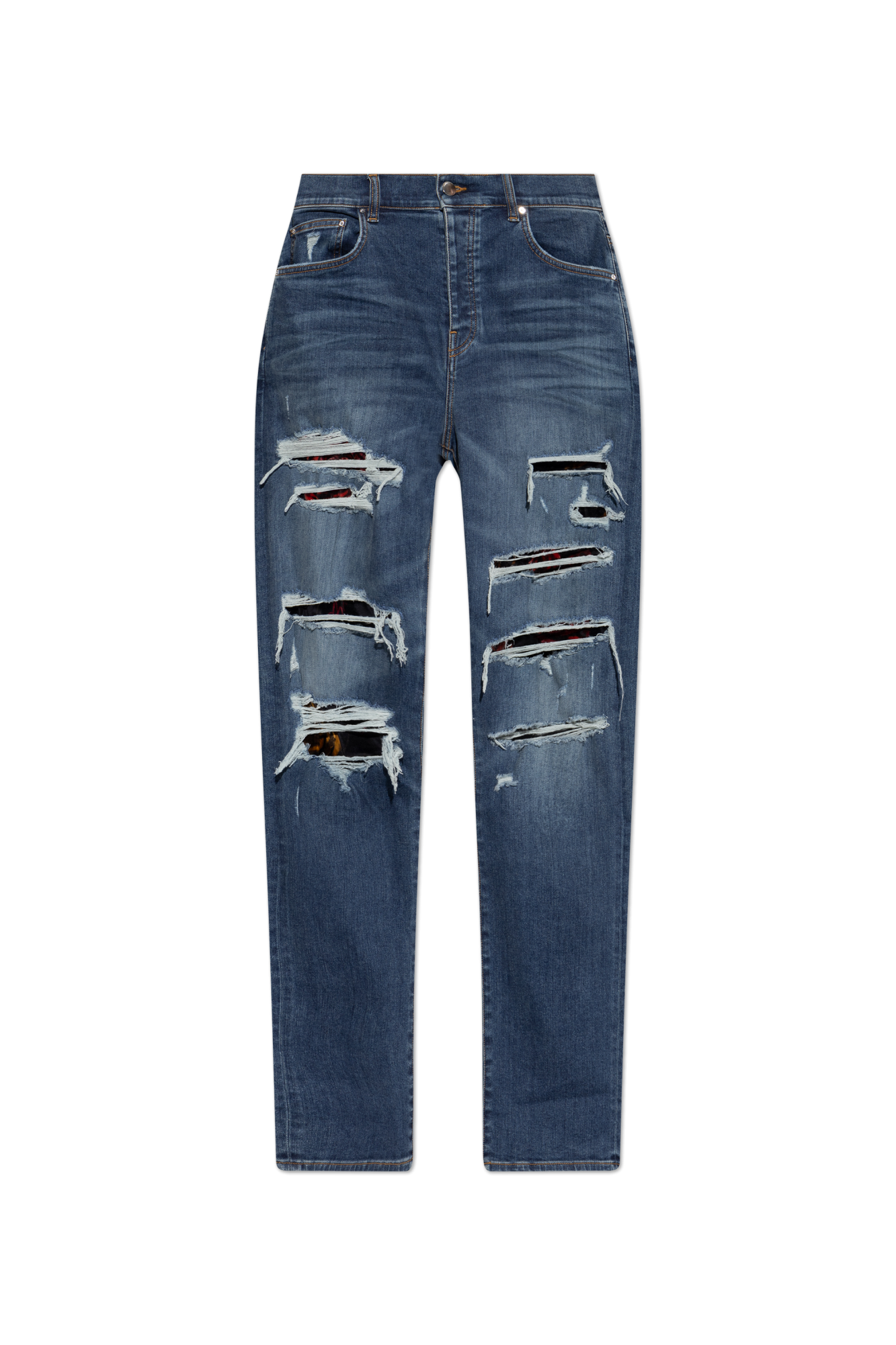 amiri　26 と34スクエア　MC VOLNA-9 AMIRI - Court high-top sneakers Denim - The Corner